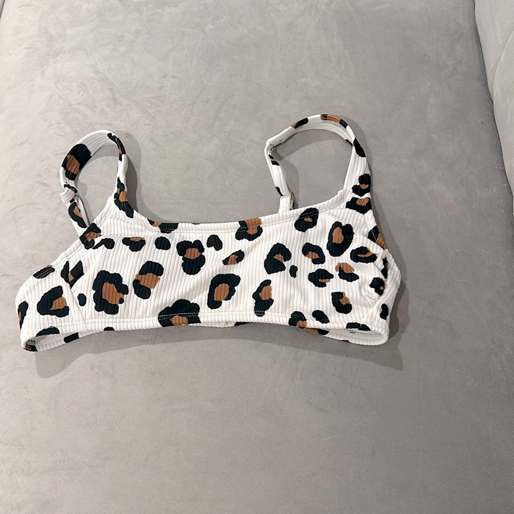 Target x small cow print bikini top